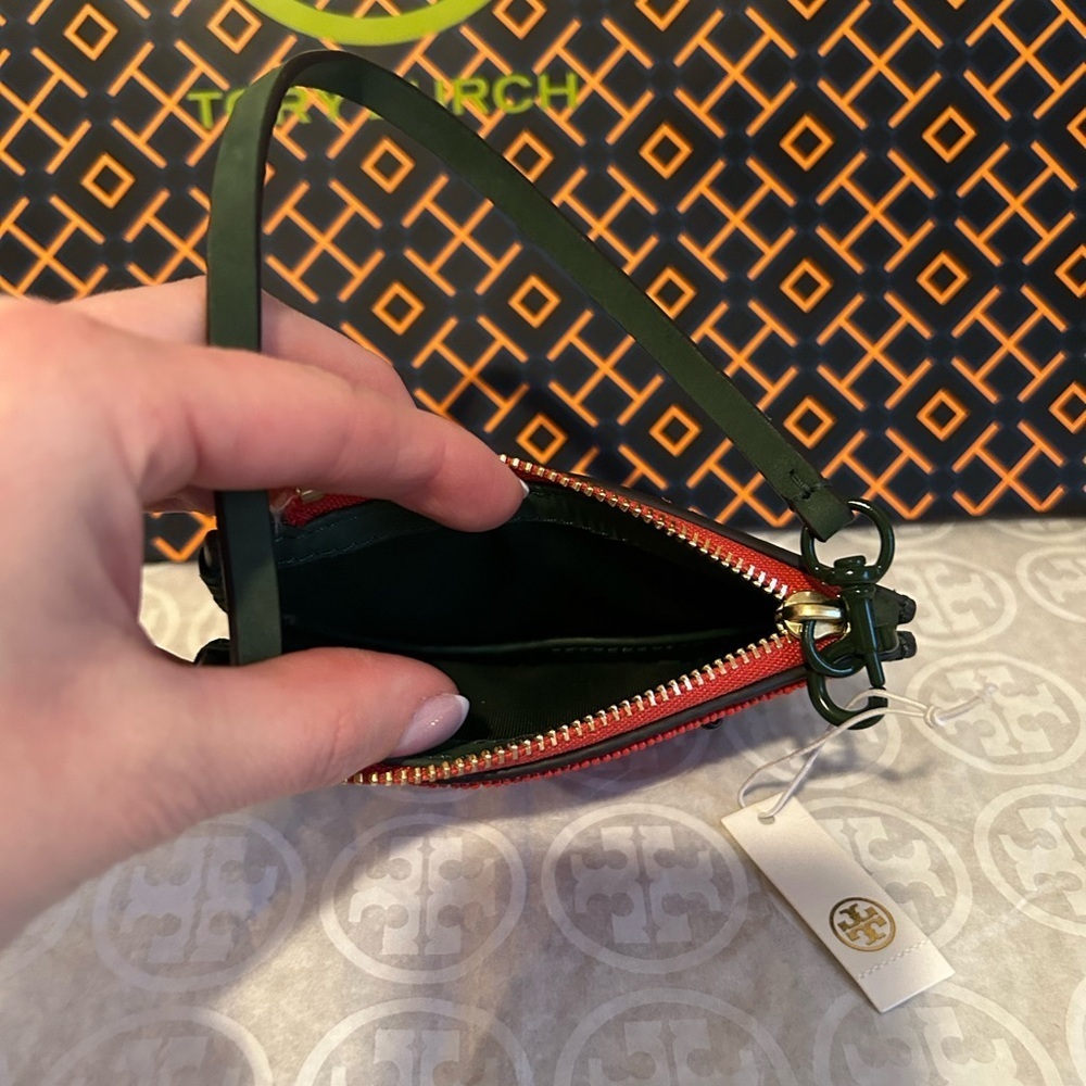 Tory Burch Watermelon Coin Pouch Key Fob - Picture 7 of 7